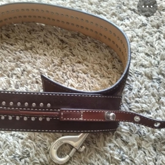 MICHAEL Michael Kors B Low The Belt Double Latch Belt Brown Medium 36 main image 7